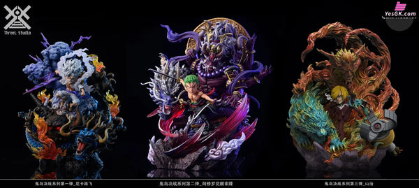 One Piece Onigashima Majin Sanji Statue - Threeel Studio [Pre-Order]