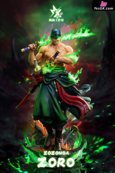 One Piece Onigashima Roronoa Zoro Resin Statue - Mengxin Studio [Pre-Order] Deposit / Fluorescent