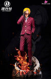 One Piece Onigashima Sanji GK Statue - Di Tai She Studio [In-Stock] - Full Payment / 1/6 Scale / Red - One Piece