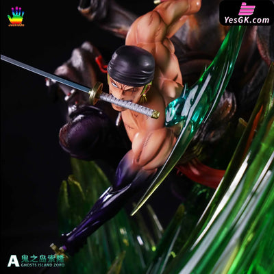 One Piece Onigashima Zoro And Wano Country Resin Statue - Jacksdo Studio [Pre-Order Closed]