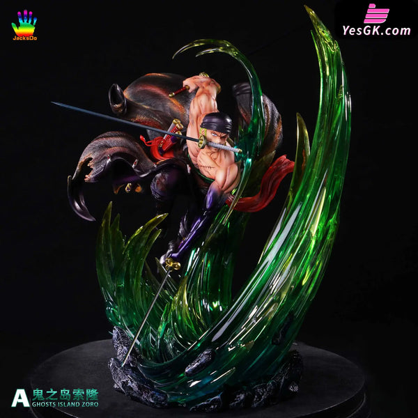 One Piece Onigashima Zoro And Wano Country Resin Statue - Jacksdo Studio [Pre-Order Closed]