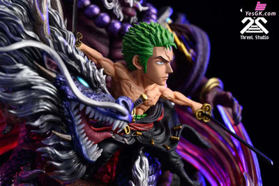 One Piece Onijima Battle Series #2 Asura Awakening Roronoa Zoro Resin Statue - Threel Studio
