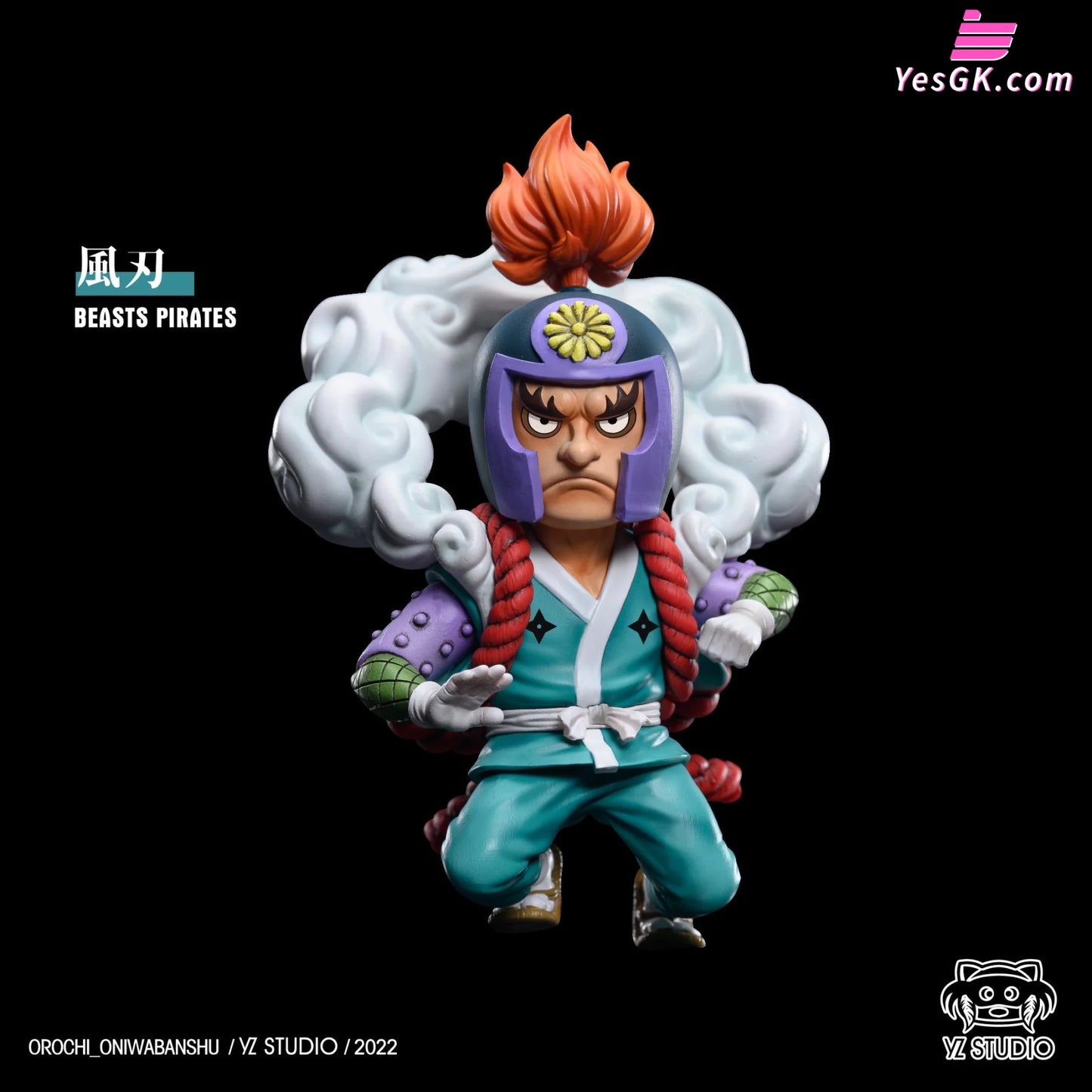 One Piece Orochi_Oniwabanshu Raijin & Fujin Statue - Yz Studio [Pre-Order]