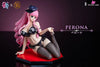 One Piece Perona Statue - Dragon Studio & Pop Studio [Pre - Order] Deposit / B(Black Silk Version)