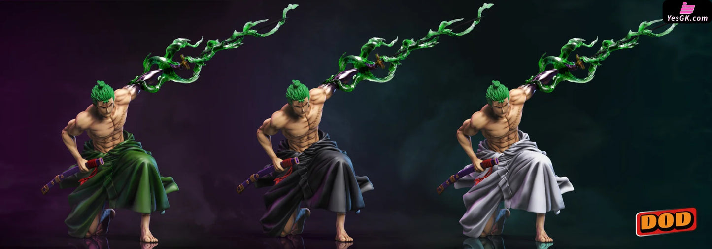 One Piece Pocket Knife 2.0 Roronoa Zoro Statue - Dod Studio [Pre-Order Closed] Full Payment / Green