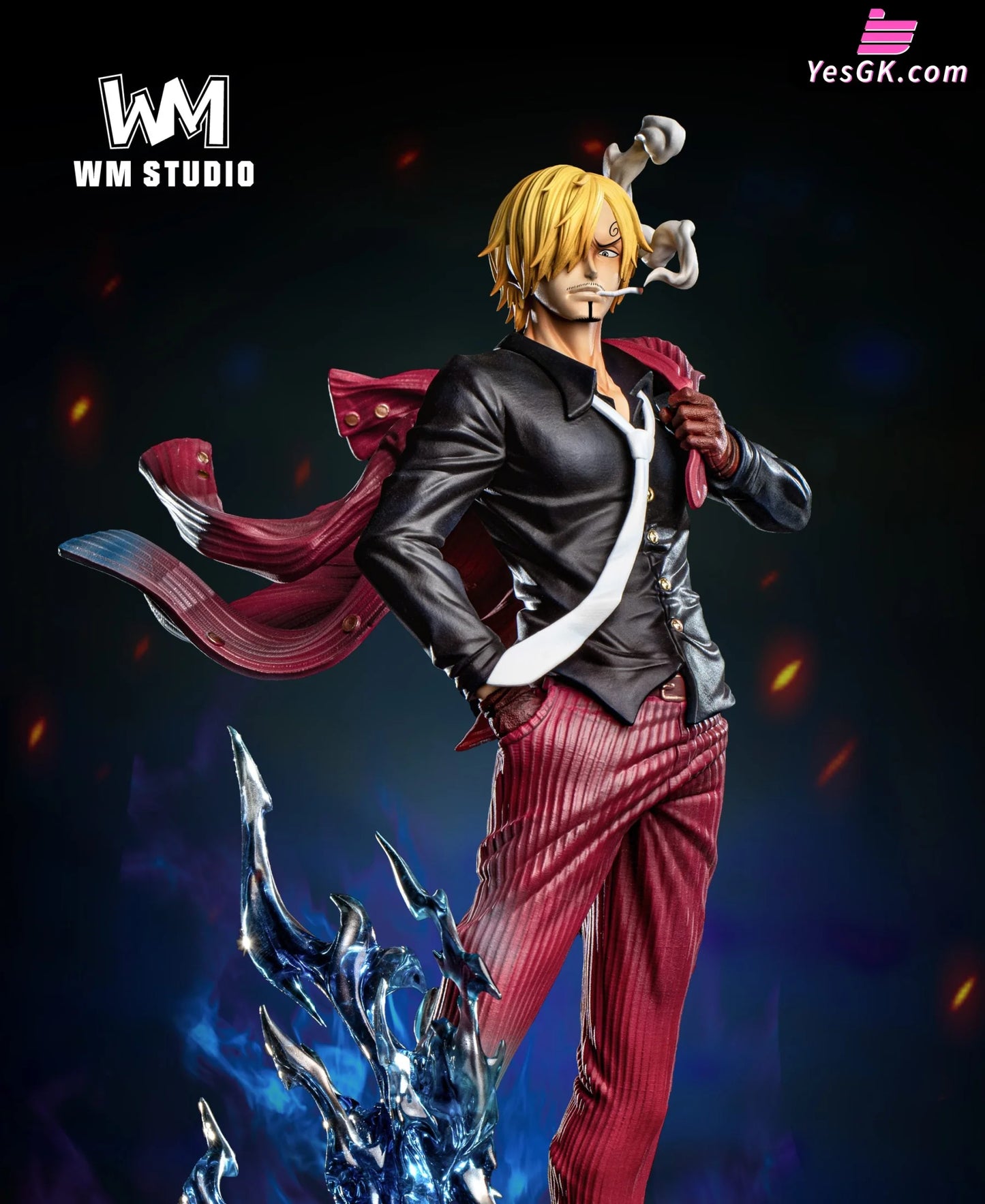 One Piece Pop Diable Jambe Sanji Resin Statue - Wm Studio [Pre-Order] Deposit / Red