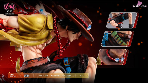 One Piece Pop Scale#5 Ace Statue - Wink Studio [Pre - Order]