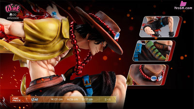 One Piece Pop Scale#5 Ace Statue - Wink Studio [Pre - Order]