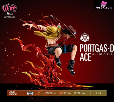 One Piece Pop Scale#5 Ace Statue - Wink Studio [Pre - Order]