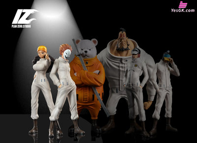 One Piece POP Sitting Law Group Ikkaku & Hakugan GK Statue - PZ Studio [In-Stock] Full Payment One Piece