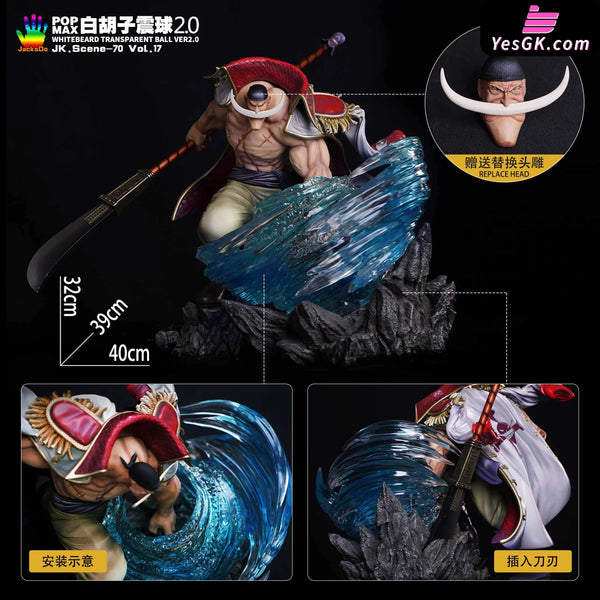 One Piece Popmax Edward Newgate Special Effects Accessories 2.0 Resin Statue - Jacksdo Studio