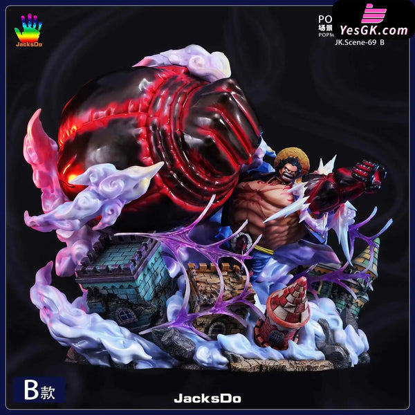 One Piece Popmax Luffy 2.0 Scene Special Effects Platform Resin Statue - Jacksdo Studio [In Stock]