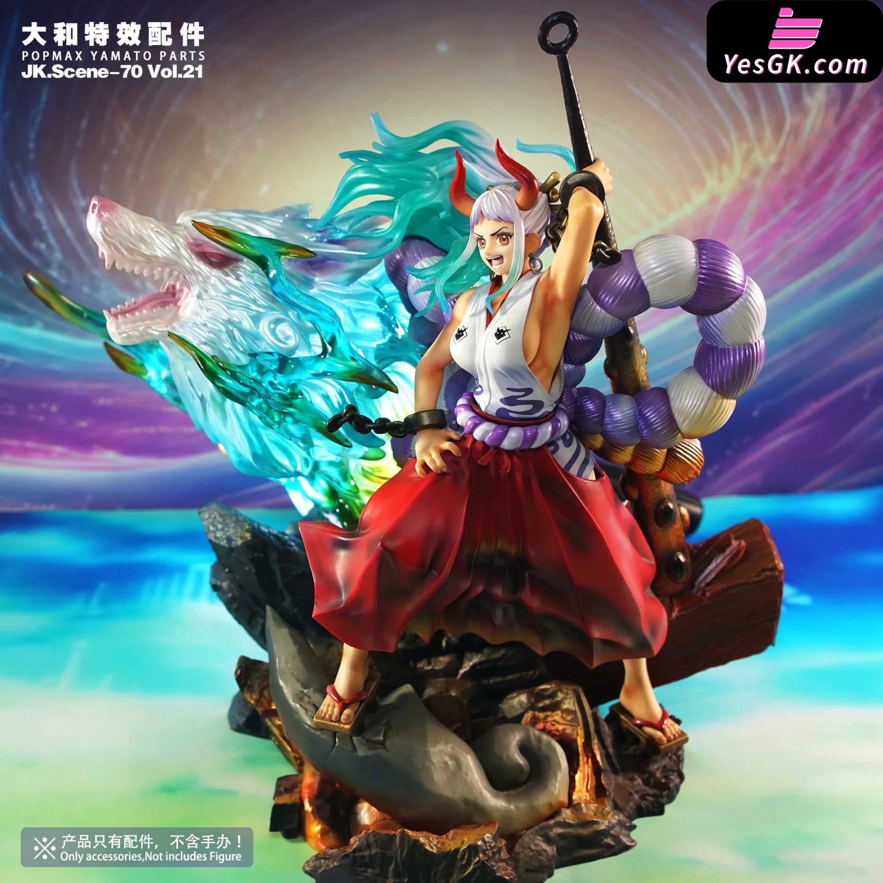 One Piece POPMAX Yamato Special Effect Accessories - JacksDo