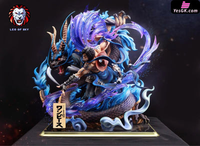 One Piece Portgas D Ace GK Statue - Leo Of Sky Studio [In-Stock] - Full Payment / 1/5 Blue - One Piece