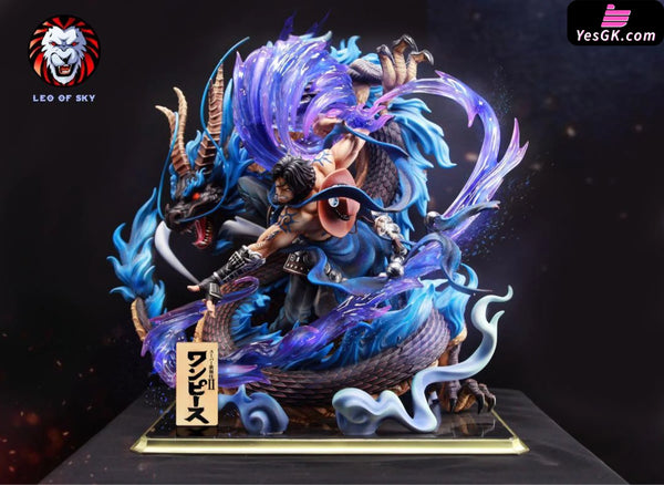 One Piece Portgas D Ace GK Statue - Leo Of Sky Studio [In-Stock] - Full Payment / 1/5 Blue - One Piece