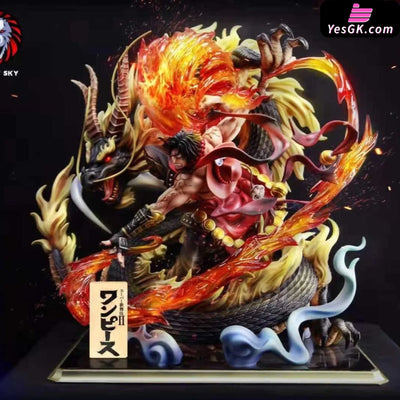 One Piece Portgas D. Ace Statue - SkyLion Studio [In Stock] Full Payment / 1/8 Scale / Red One Piece