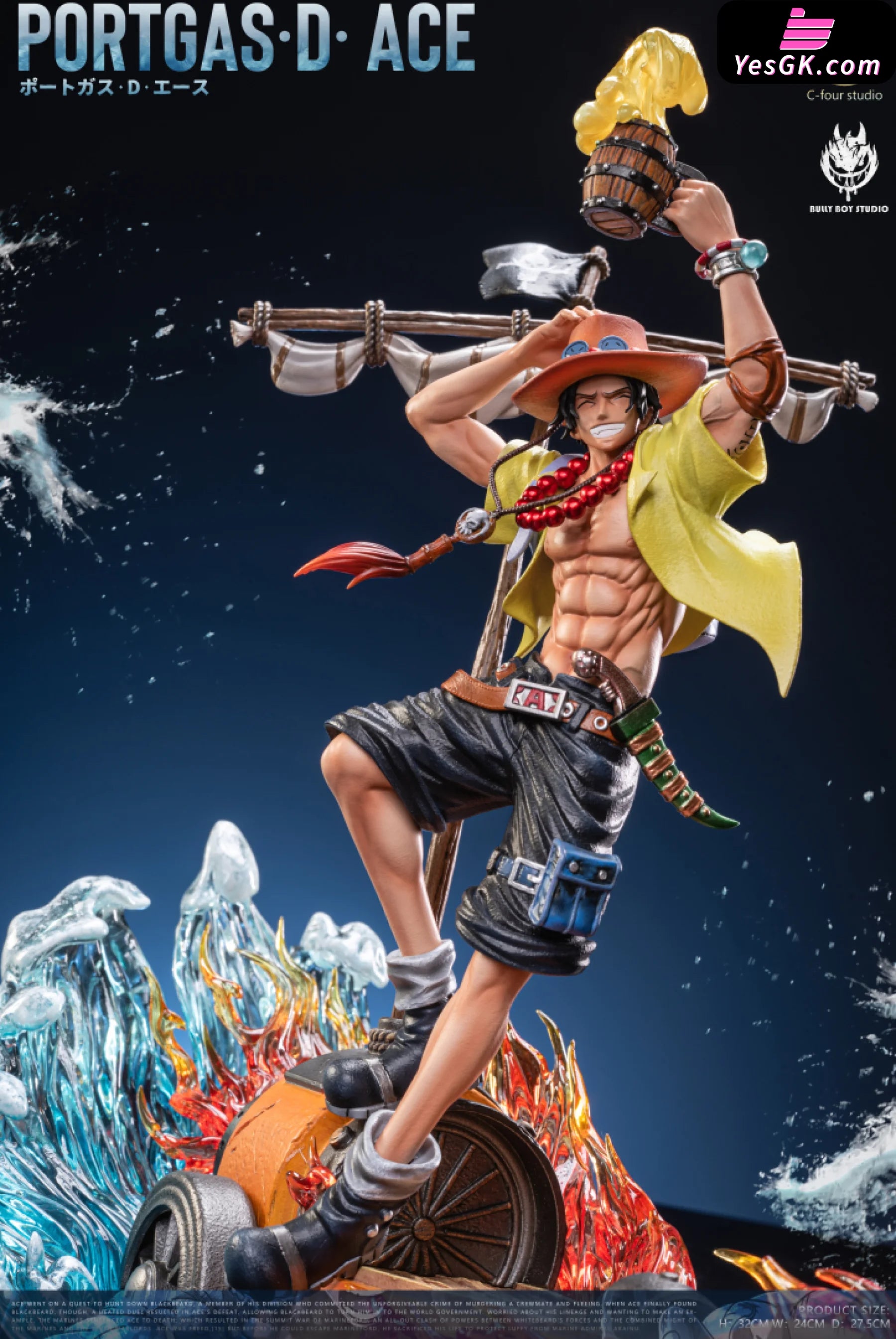 One Piece Portgas·d·ace Statue - Bbs Studio & C4 [Pre-Order]