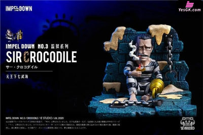 One Piece Prison Series #3 Sir Crocodile GK Statue - YZ Studio [In-Stock] - Full Payment - One Piece