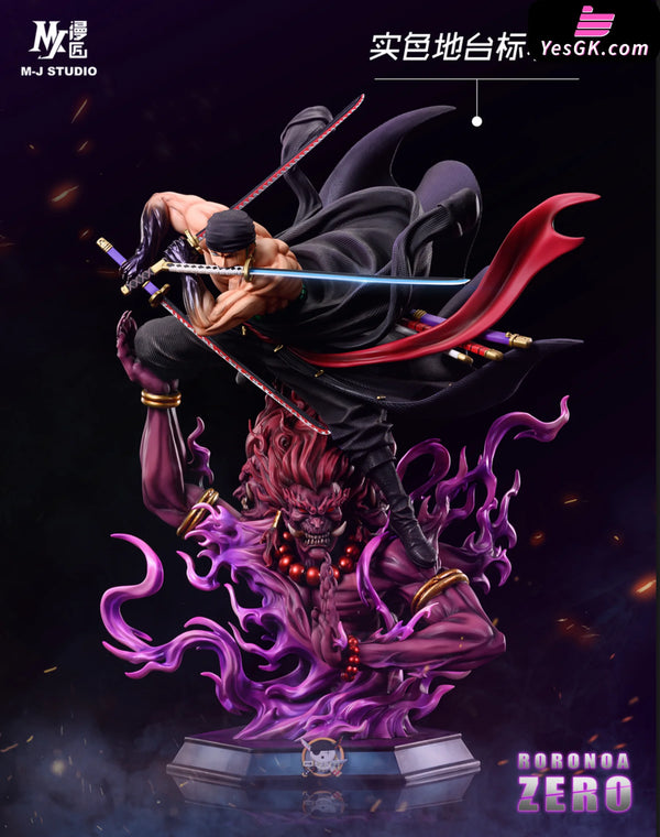 One Piece Purgatory Asura Roronoa Zoro Statue - Mj Studio [Pre-Order] Deposit / Black Clothes Solid
