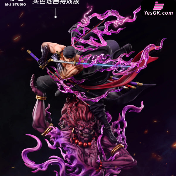 One Piece Purgatory Asura Roronoa Zoro Statue - Mj Studio [Pre-Order] Deposit / Black Clothes Solid