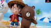 One Piece Q version Luffy & Brown & Cony Peripheral - EVE Studio [Pre-Order] One Piece