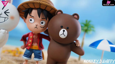 One Piece Q version Luffy & Brown & Cony Peripheral - EVE Studio [Pre-Order] One Piece