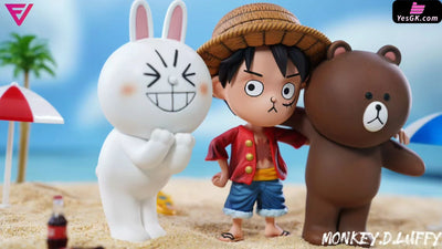 One Piece Q version Luffy & Brown & Cony Peripheral - EVE Studio [Pre-Order] Deposit One Piece
