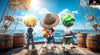 One Piece Q version The Three Strongest Luffy & Zoro & Sanji GK Statue - Big Feeler Studio & XOX Studio [Pre-Order] One