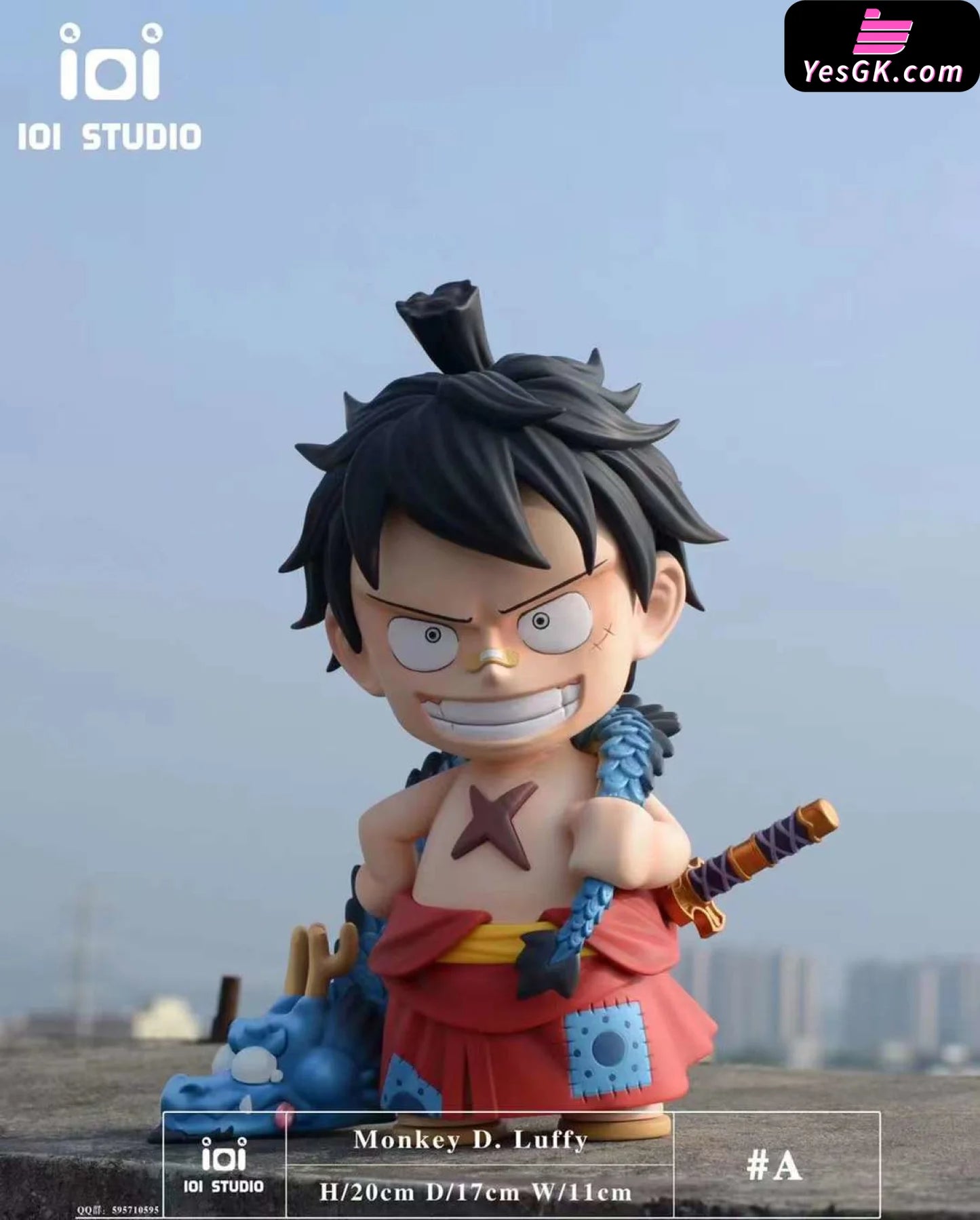 One Piece Q Version Wano Country Series #1-Monkey D. Luffy Resin Statue - Ioi Studio [Pre-Order]