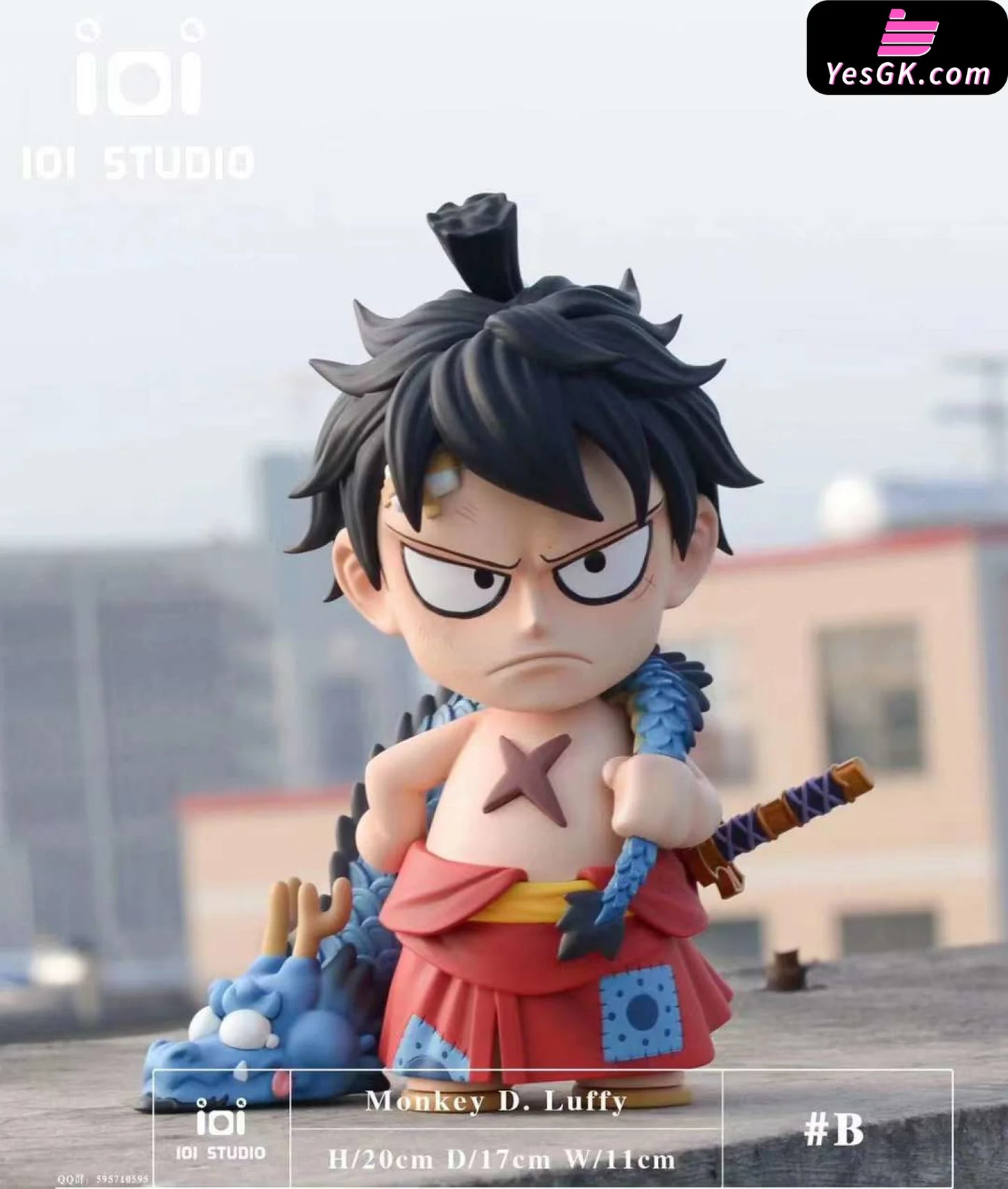 One Piece Q Version Wano Country Series #1-Monkey D. Luffy Resin Statue - Ioi Studio [Pre-Order]