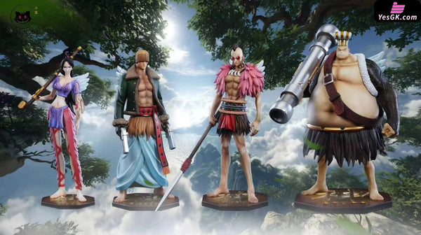 One Piece Raki & Braham & Kamakiri & genbo pop GK Statue - Black Studio [Pre-Order] One Piece