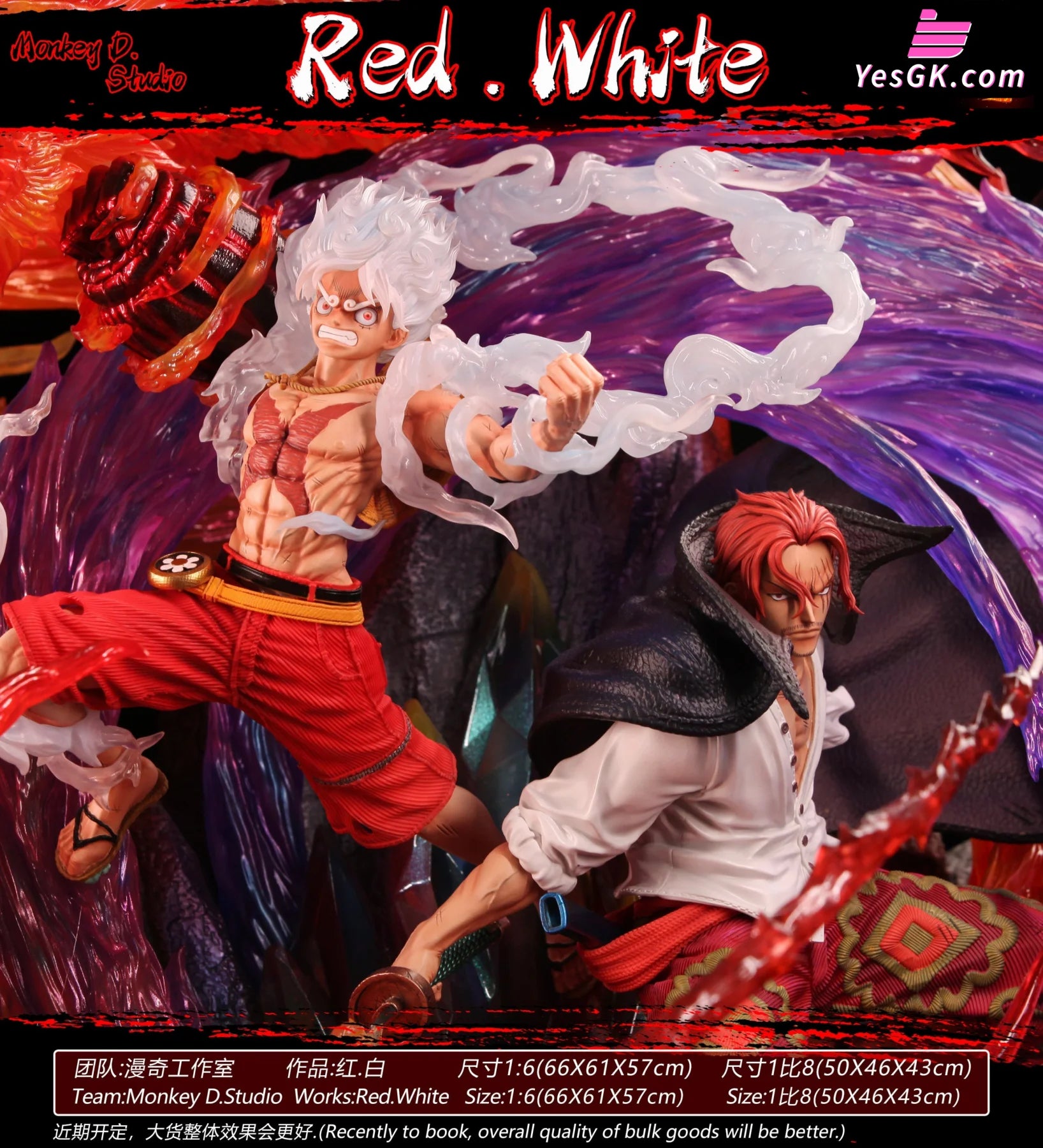 Shanks and luffy clearance figure