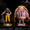 One Piece Red Hair Group 2.0 #2 Yasopp & Lucky Roux Statue - Black Studio [Pre-Order]