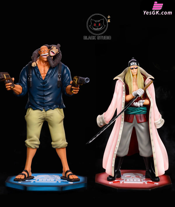 One Piece Red Hair Pirates 1.0 Series #1 Punch & Limejuice GK Statue - Black Studio [In-Stock] - Full Payment - One