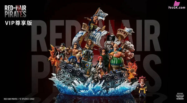 One Piece Red Hair Pirates FullCrew WCF GK Statue - YZ Studio [In-Stock] - Full Payment / Regular Edition - One Piece
