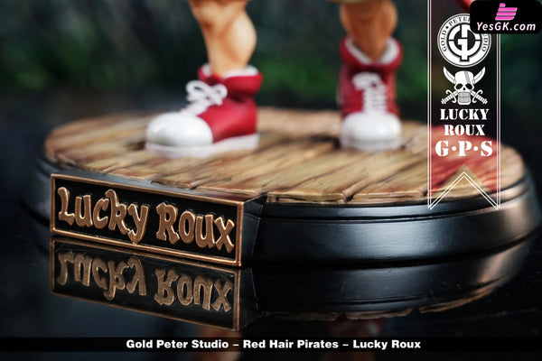 One Piece Red Hair Pirates Lucky Roux 1/8 GK Statue - Gold Peter Studio [In-Stock] - Full Payment - One Piece