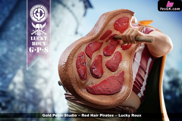 One Piece Red Hair Pirates Lucky Roux 1/8 GK Statue - Gold Peter Studio [In-Stock] - Full Payment - One Piece