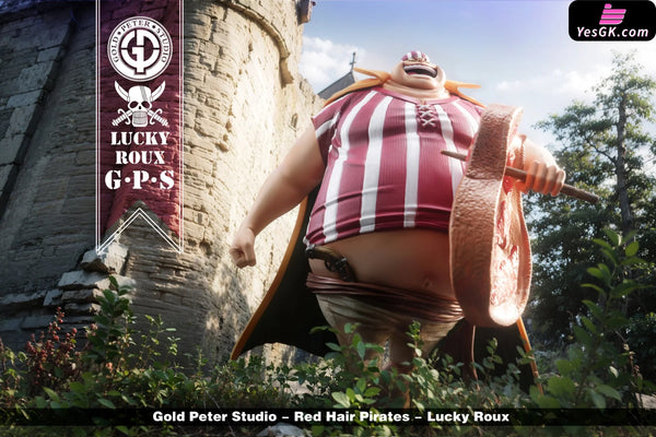 One Piece Red Hair Pirates Lucky Roux 1/8 GK Statue - Gold Peter Studio [In-Stock] - Full Payment - One Piece