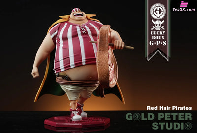 One Piece Red Hair Pirates Lucky Roux 1/8 GK Statue - Gold Peter Studio [In-Stock] - Full Payment - One Piece