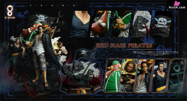 One Piece Red Hair Pirates Resin Statue - Tc Studio [Pre-Order Closed]