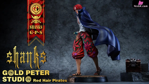One Piece Red Hair Pirates Shanks Statue - Gold Peter Studio [In-Stock] - Full Payment - One Piece
