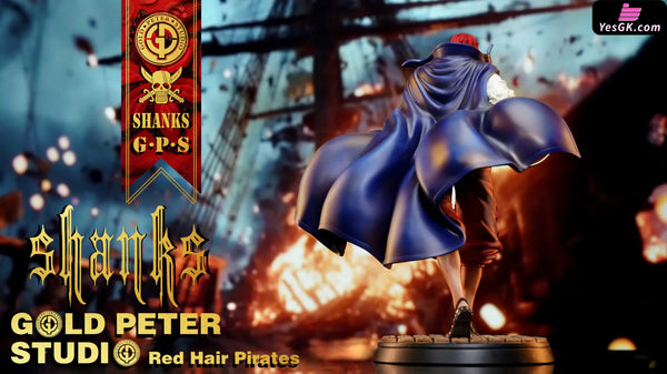 One Piece Red Hair Pirates Shanks Statue - Gold Peter Studio [In-Stock] - Full Payment - One Piece
