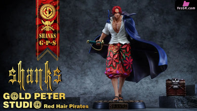 One Piece Red Hair Pirates Shanks Statue - Gold Peter Studio [In-Stock] - Full Payment - One Piece