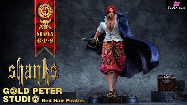 One Piece Red Hair Pirates Shanks Statue - Gold Peter Studio [In-Stock] - Full Payment - One Piece