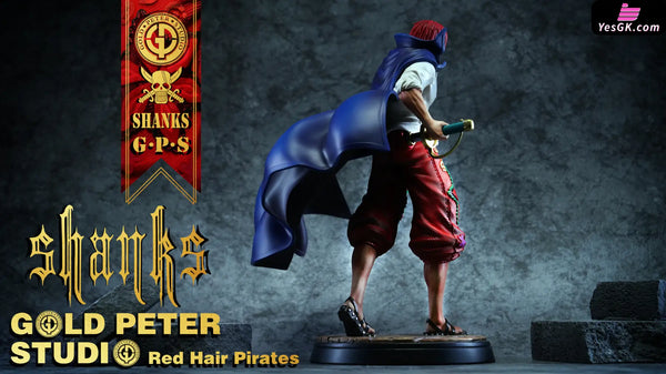 One Piece Red Hair Pirates Shanks Statue - Gold Peter Studio [In-Stock] - Full Payment - One Piece