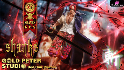 One Piece Red Hair Pirates Shanks Statue - Gold Peter Studio [In-Stock] - Full Payment - One Piece
