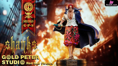 One Piece Red Hair Pirates Shanks Statue - Gold Peter Studio [In-Stock] - Full Payment - One Piece