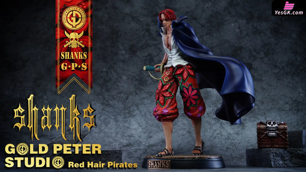 One Piece Red Hair Pirates Shanks Statue - Gold Peter Studio [In-Stock] - Full Payment - One Piece