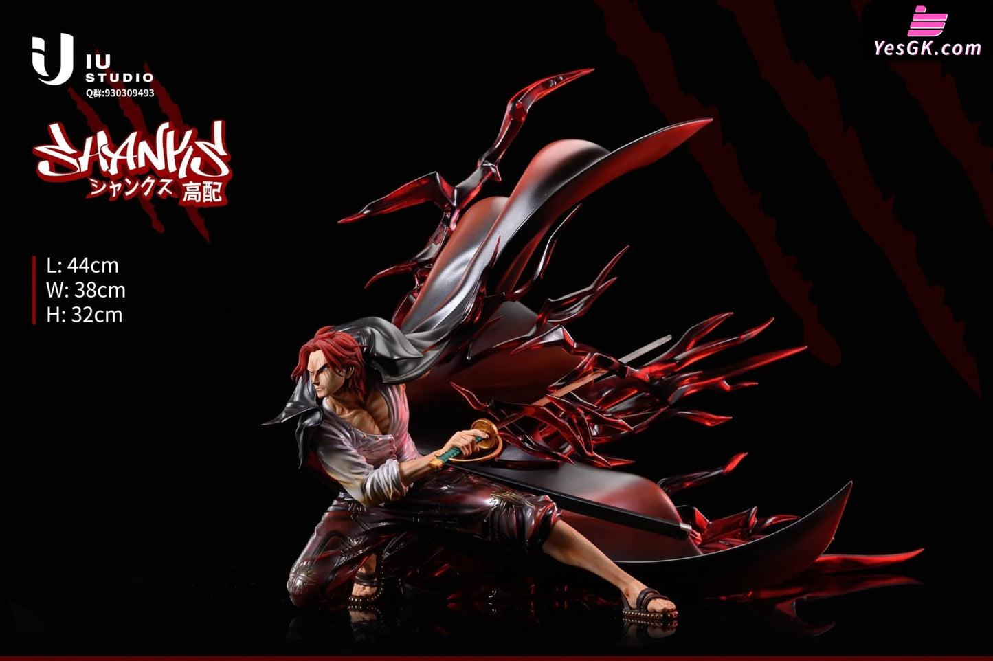 One Piece Red Hair Shanks Resin Statue - Iu Studio [In-Stock]