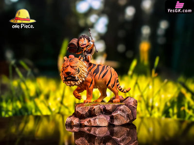 One Piece Riding Tiger & Luffy WCF GK Statue - One Piece Studio [In-Stock] - Full Payment / Platform Version - One Piece